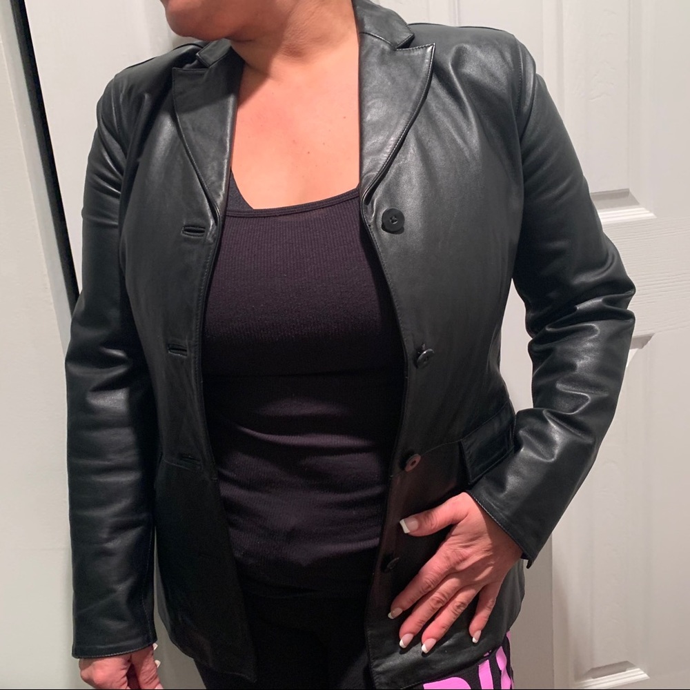 Gap leather jacket